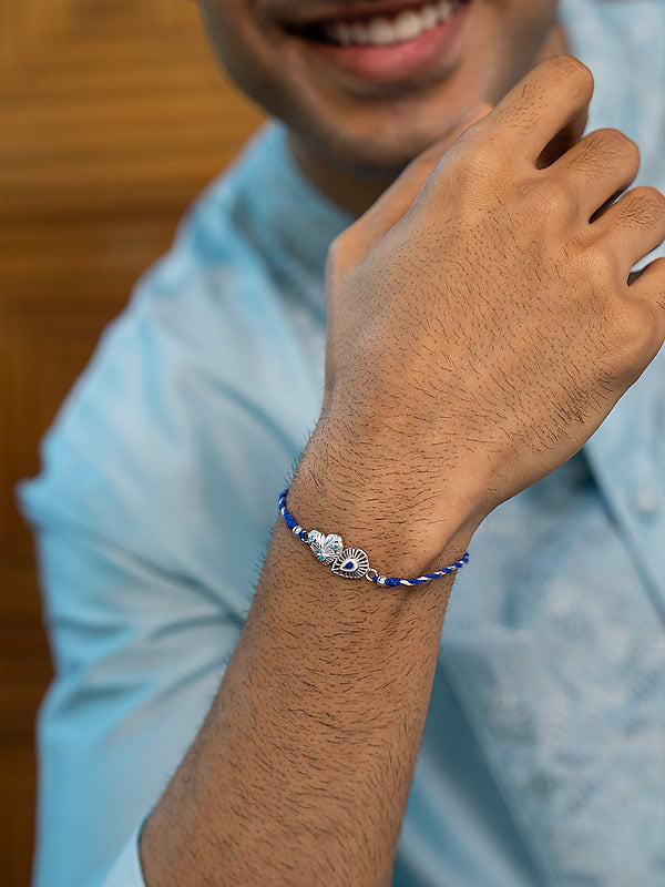 Tied with Love 925 Silver Rakhi — image 3