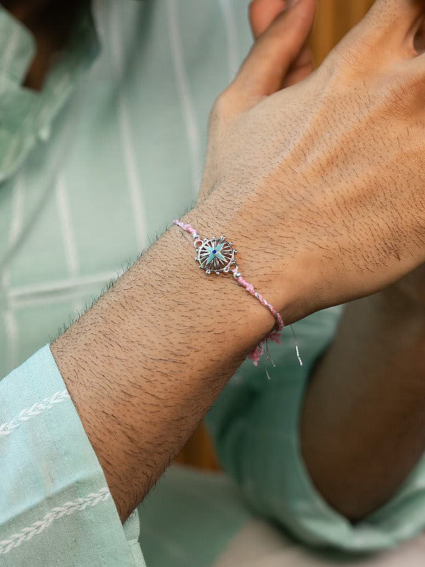 Silent Promise 925 Silver Rakhi — image 3