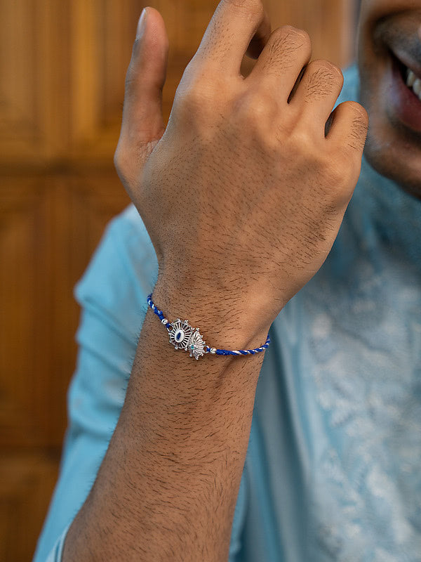 Knot of Care 925 Silver Rakhi — image 3