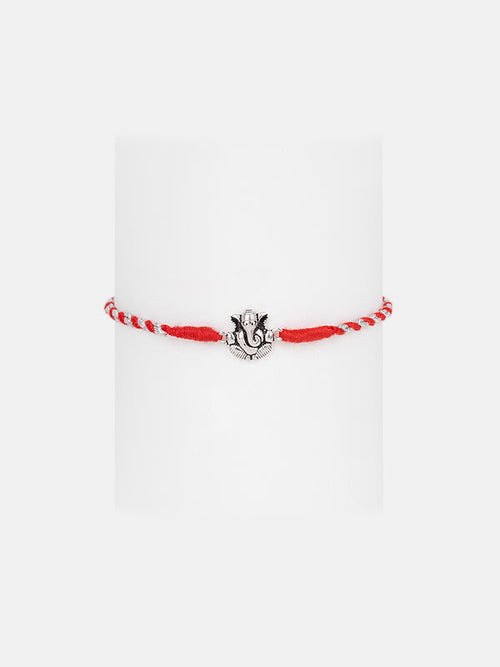 Avighna Ganesh 925 Silver Rakhi — image 1