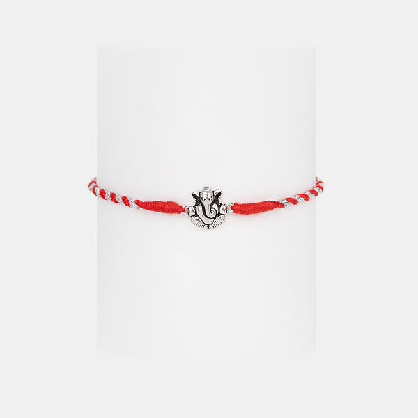 Avighna Ganesh 925 Silver Rakhi — image 3