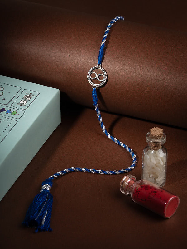 Infinite Love 925 Silver Rakhi — image 1