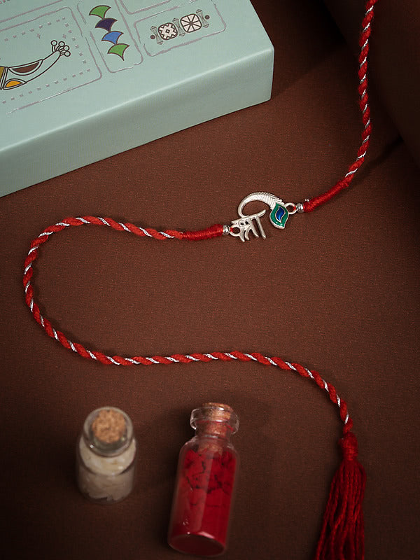 Shri Pankh 925 Silver Rakhi — image 2