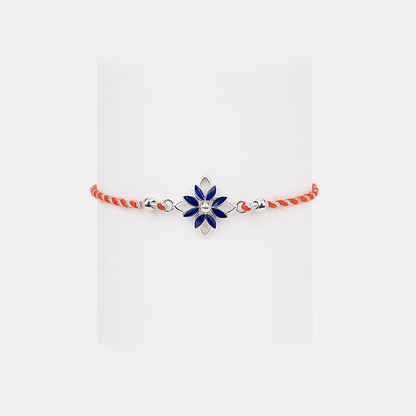Kolam Mandala 925 Silver Rakhi — image 1