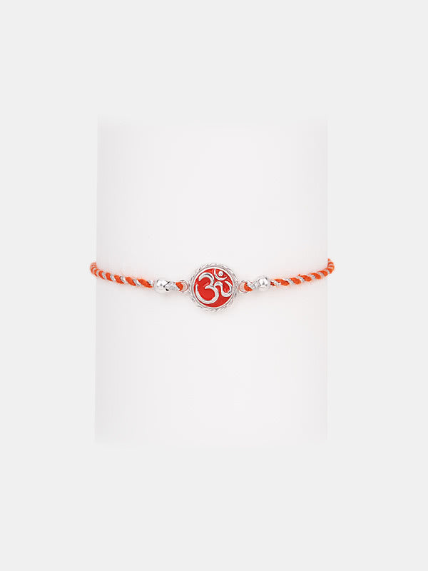 Om 925 Silver Rakhi — image 1