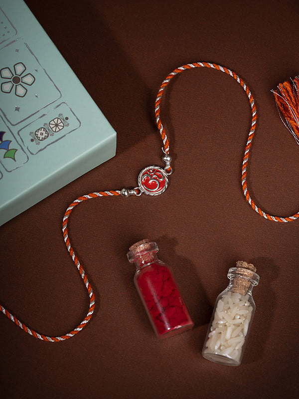 Om 925 Silver Rakhi — image 3