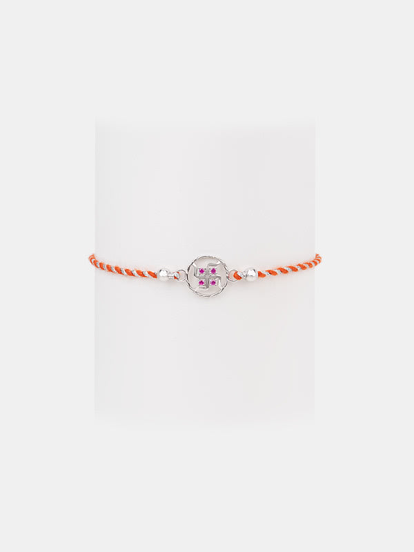 Swastik 925 Silver Rakhi — image 2