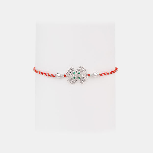Swastika 925 Silver Rakhi — image 2