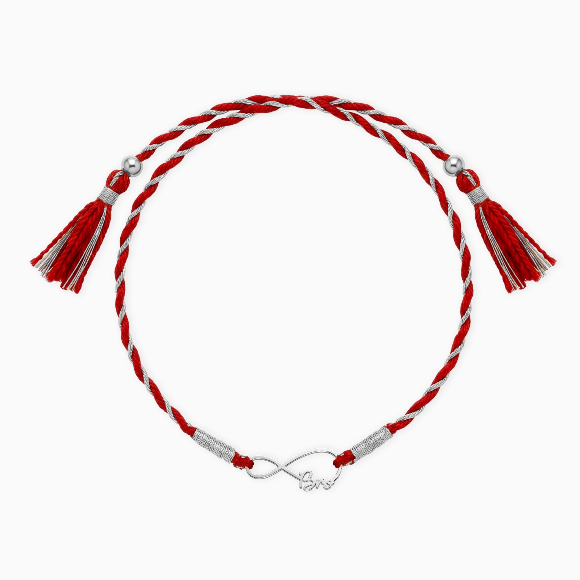 Silver Divine Infinity Rakhi — image 3