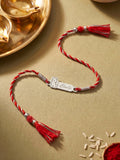 Silver Personalised Kitty Love Rakhi — image 1