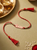 Rose Gold Personalised Kitty Love Rakhi — image 1