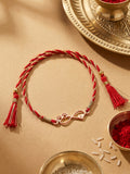 Rose Gold Personalised Pawfect Infinity Initial Rakhi — image 1