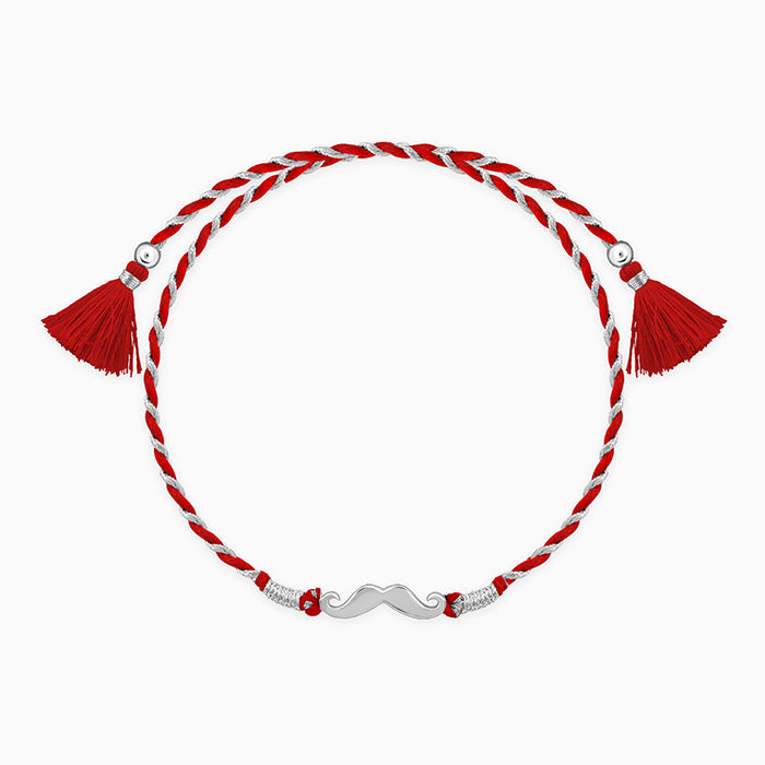 Silver Moustache (Moonchh) Rakhi — image 3