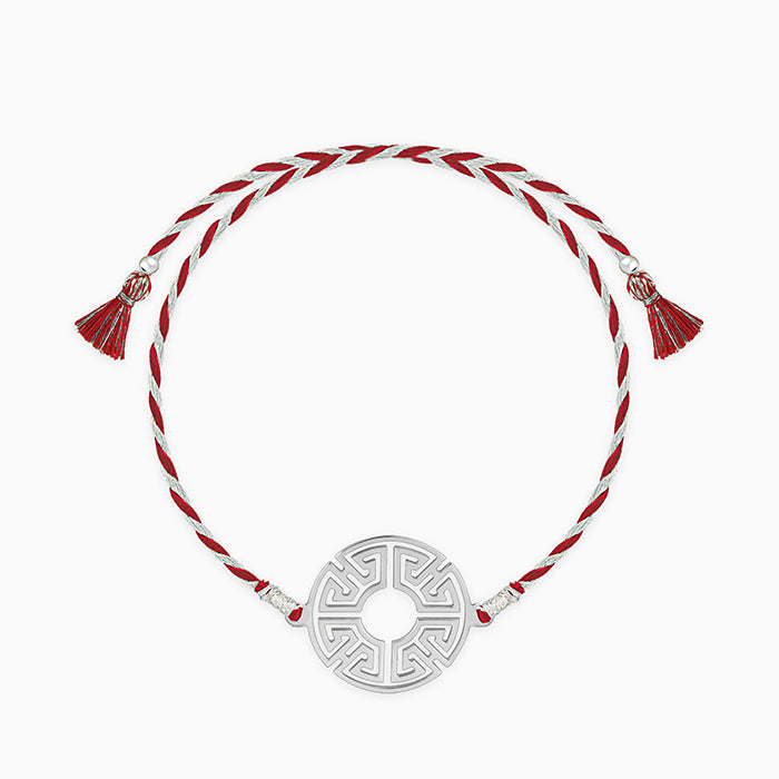 Silver Classic Mandala Rakhi — image 3