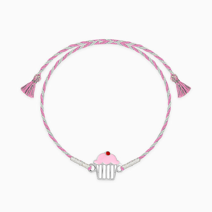 Silver Cup Cake Rakhi for Kids — image 3
