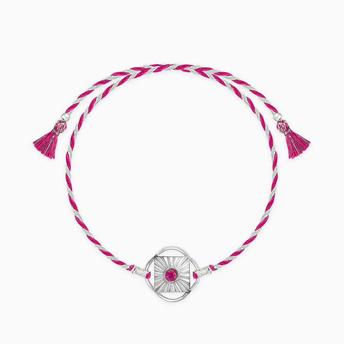 Silver Sacred Knot Rakhi — image 3