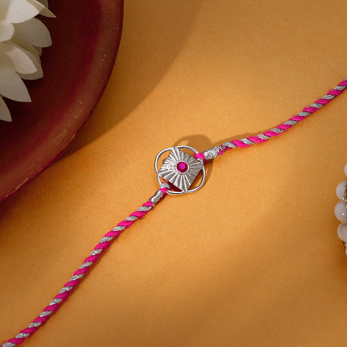 Silver Sacred Knot Rakhi — image 1