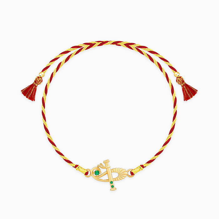 Golden Flute Rakhi — image 3