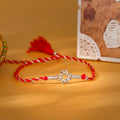 Silver Sparkling Star Rakhi — image 1