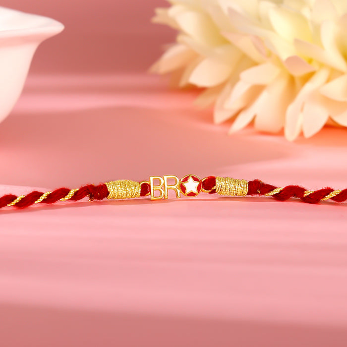 Golden Bro Rakhi — image 1