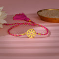 Golden Flower Mandala Rakhi — image 1