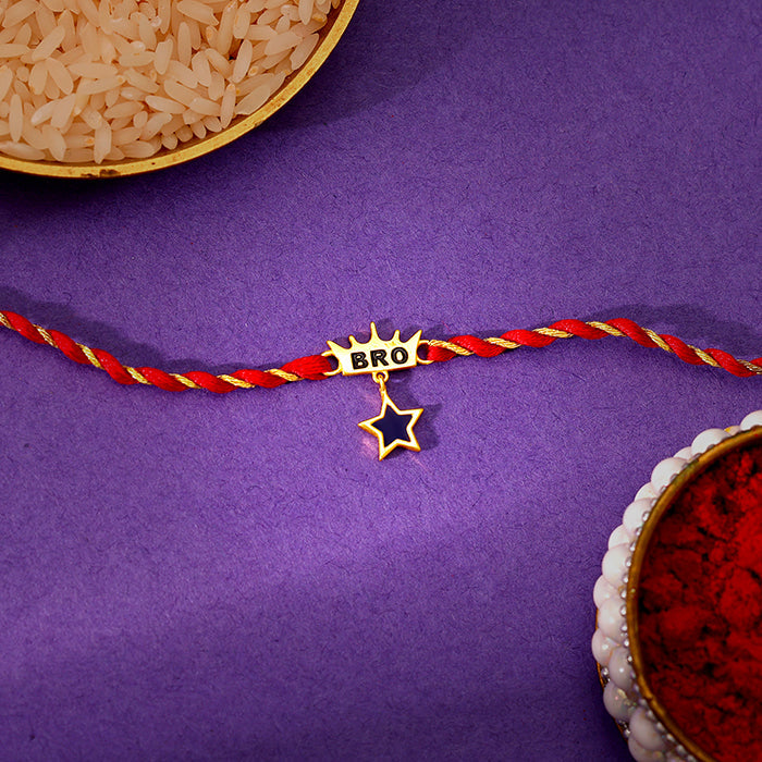 Golden Best Bro Rakhi — image 1