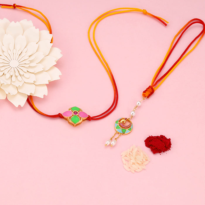Golden Brighter Life Bhaiya Bhabhi Rakhis — image 2