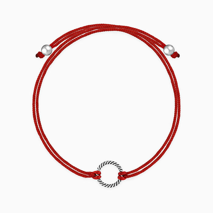 Silver Woven Feelings Rakhi — image 3