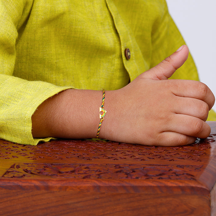 Golden Rainbow Rakhi for Kids — image 2