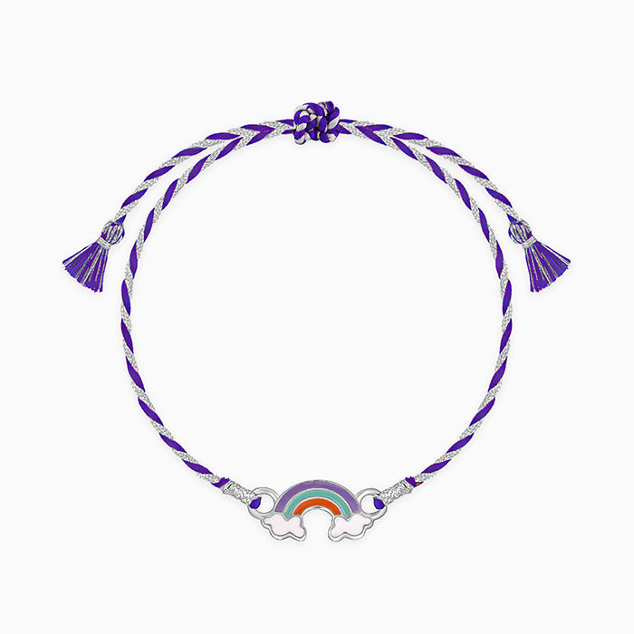 Silver Colourful Rainbow Rakhi for Kids — image 3