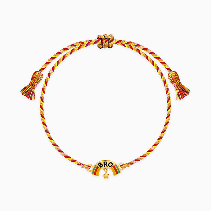 Golden Classic Rainbow Rakhi for Kids — image 3