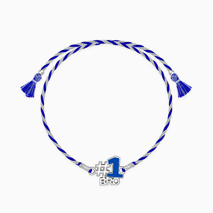 Silver No. 1 Bro Kids Rakhi — image 3