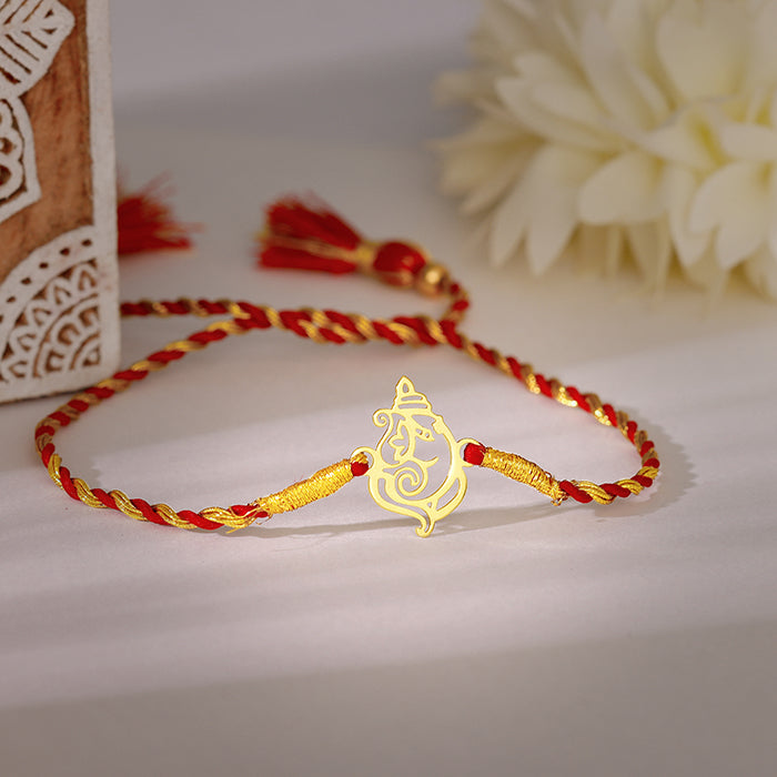 Golden Ekdant Rakhi — image 1