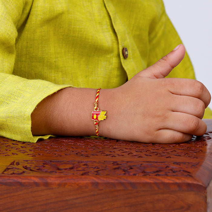 Golden Crispy Bliss Rakhi for Kids — image 2