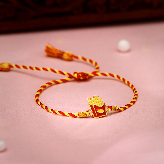 Golden Crispy Bliss Rakhi for Kids — image 1