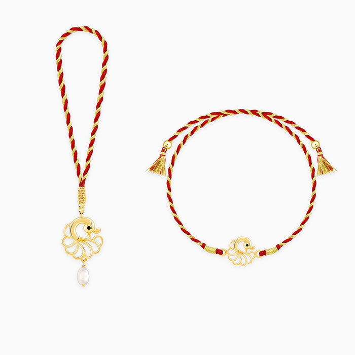 Rakhi Combo for Bhai & Bhabhi (Rakhi Set of 2) — image 3