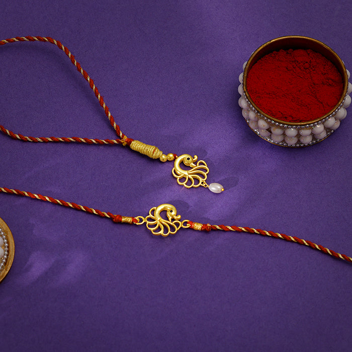 Rakhi Combo for Bhai & Bhabhi (Rakhi Set of 2) — image 1