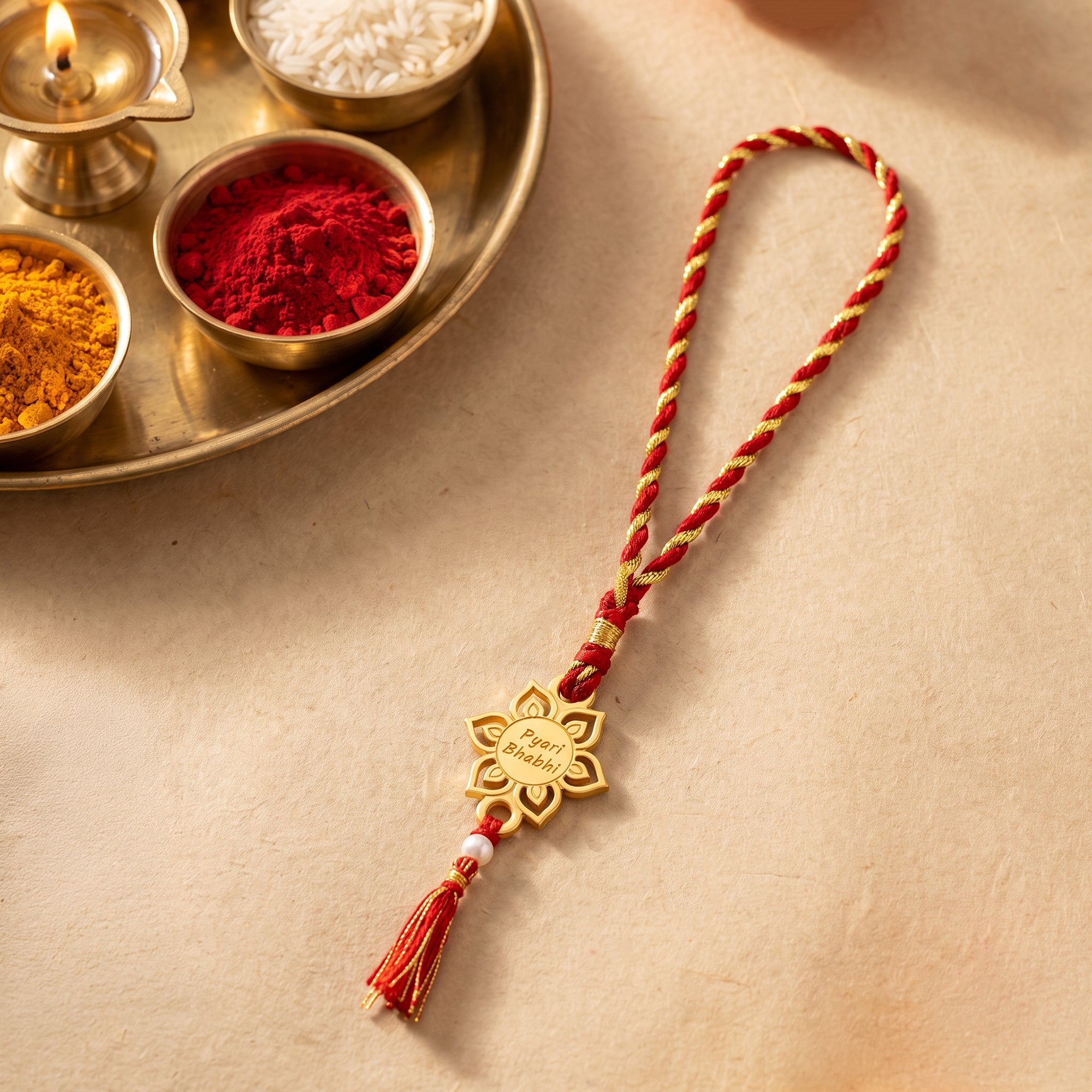 Bloom Lumba Rakhi — image 1
