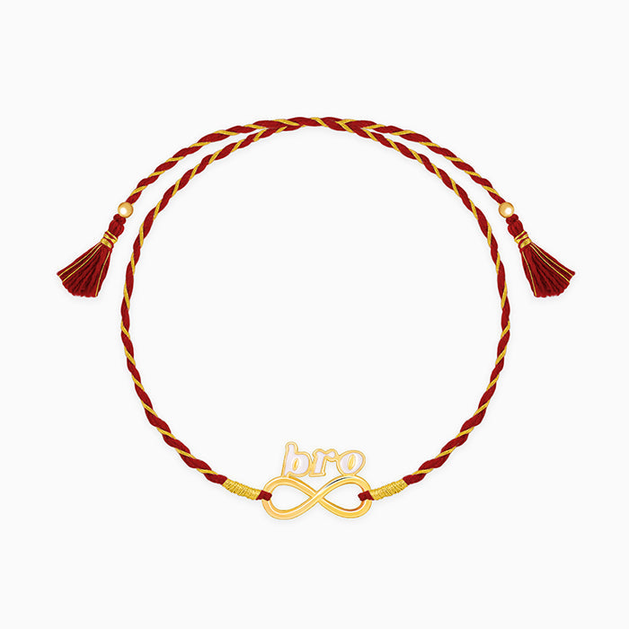 Golden Infinite Bhai Love Rakhi — image 3