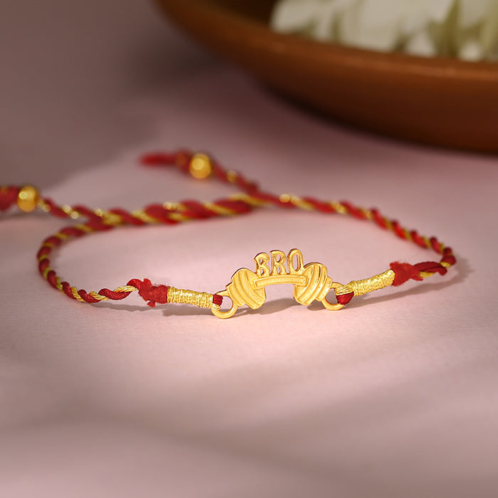 Golden Bro-wali Rakhi — image 1