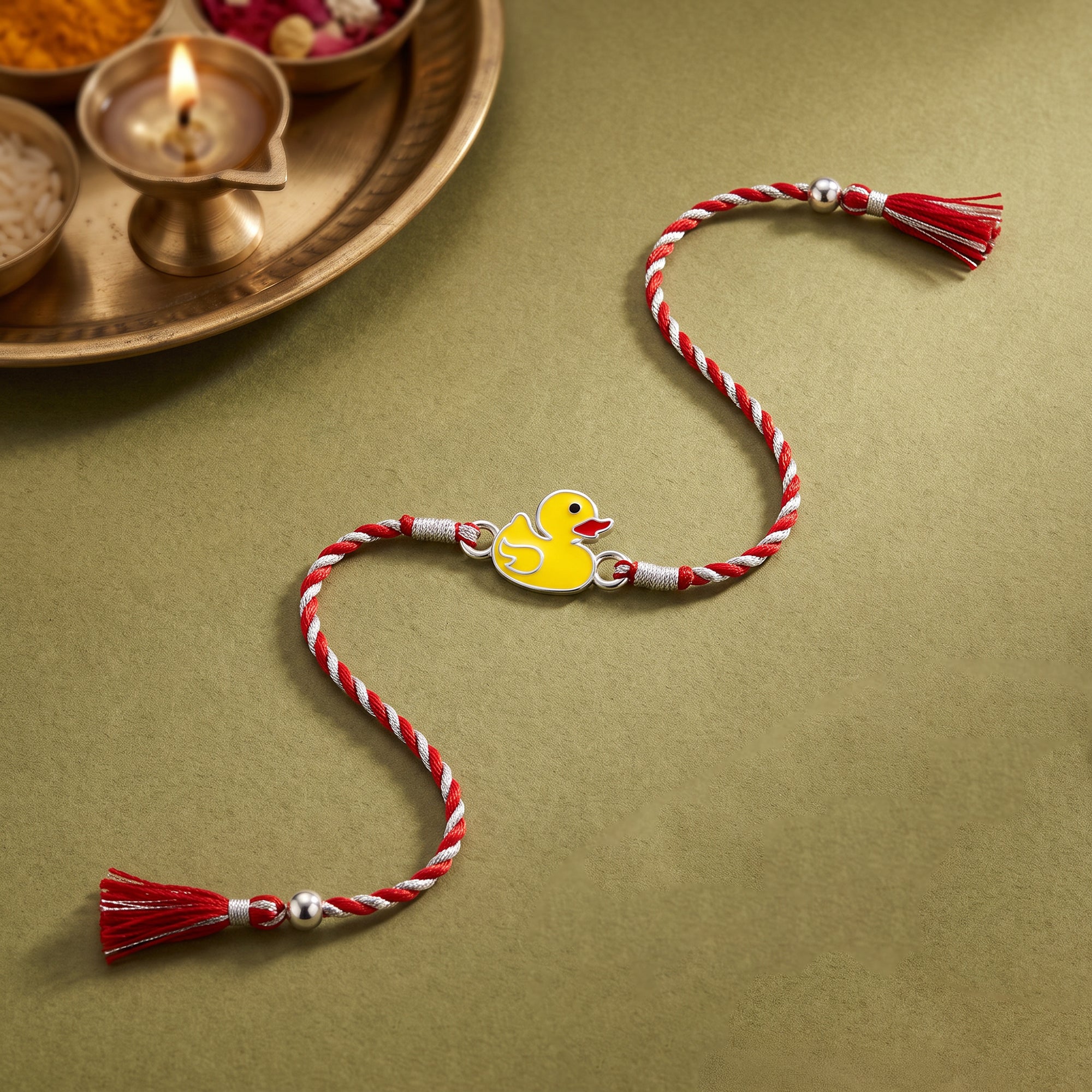 Silver Quack-tacular Rakhi for Kids — image 1