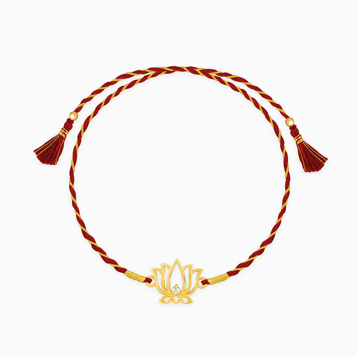 Golden Kamal Rakhi — image 3