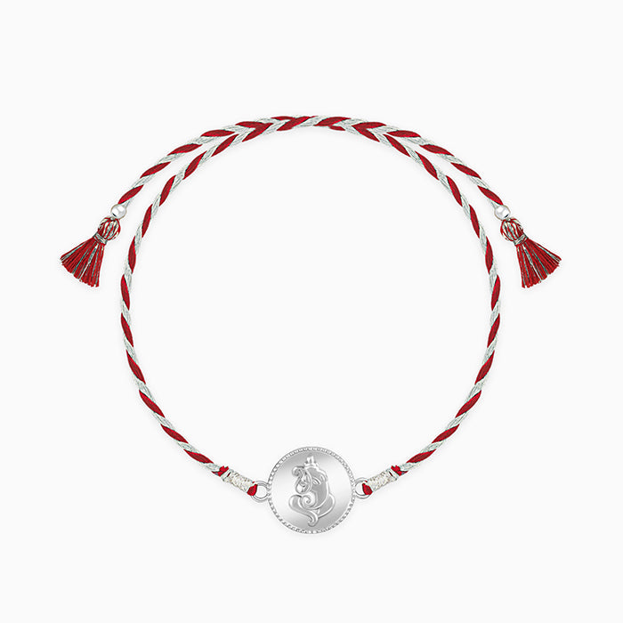 Silver Coin Ganesha Rakhi — image 3