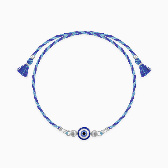 Silver Classic Evil Eye Rakhi — image 3