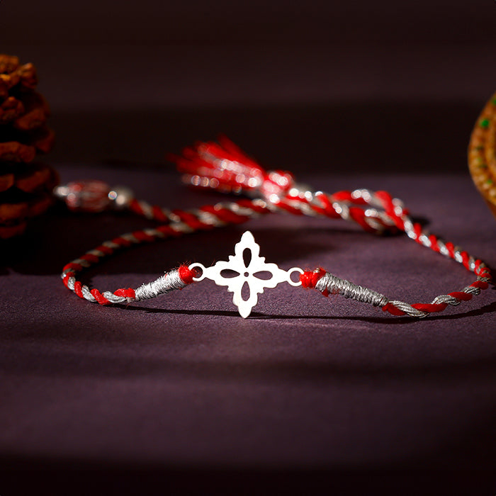 Silver Regalia Rakhi — image 1