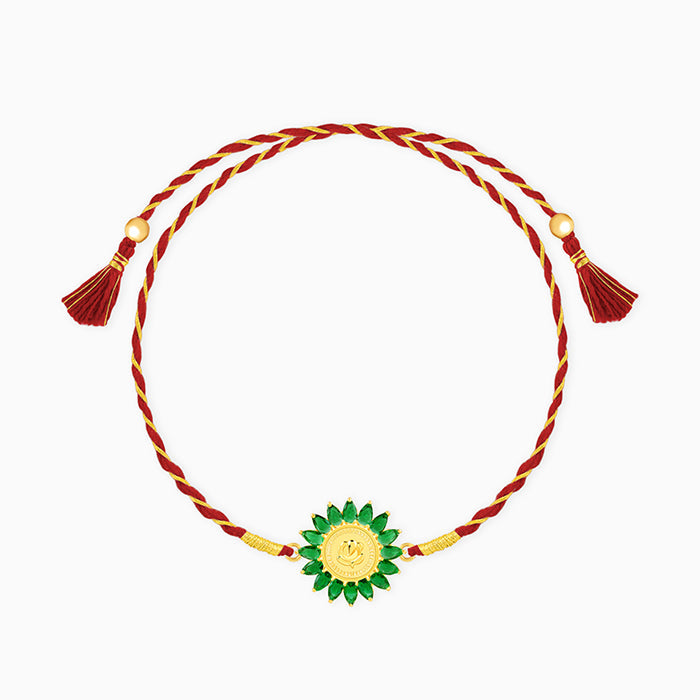 Golden Shree Gajanana Rakhi — image 3