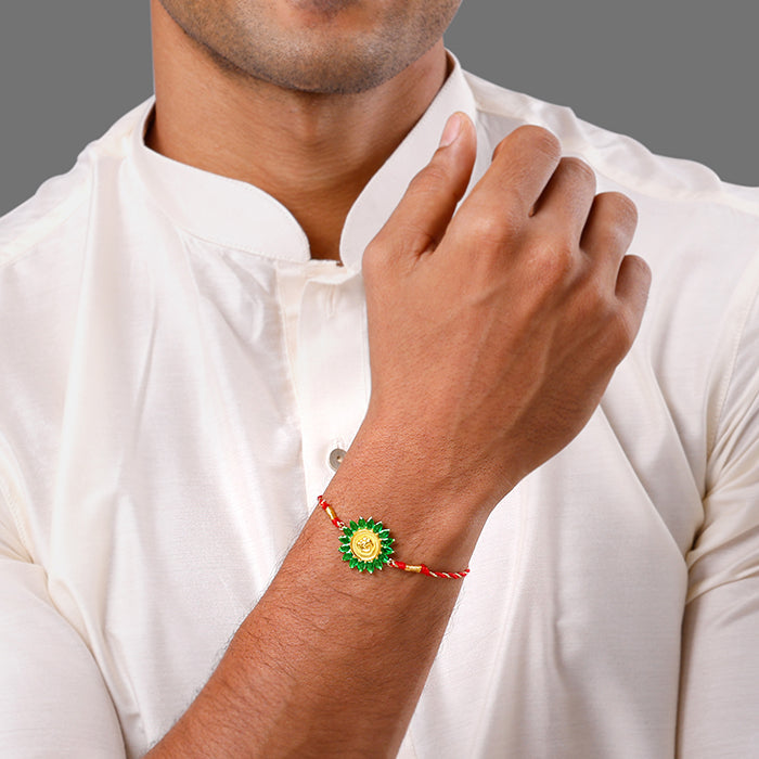 Golden Shree Gajanana Rakhi — image 2