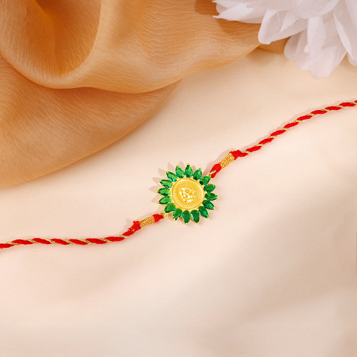 Golden Shree Gajanana Rakhi — image 1