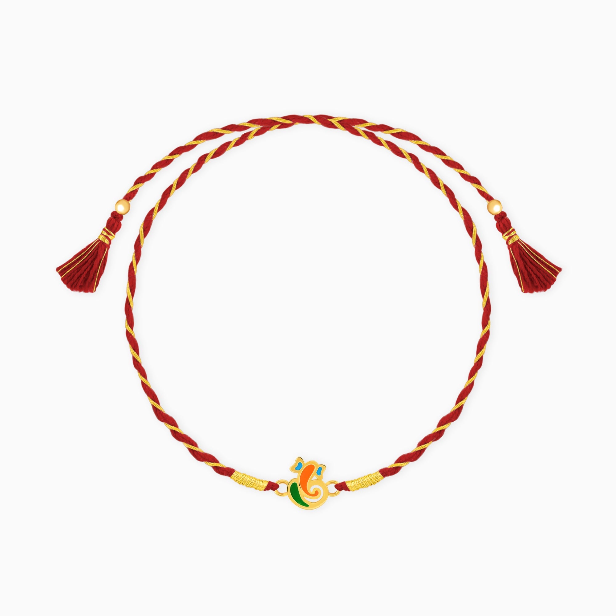 Golden Sukhkarta Grace Rakhi — image 3