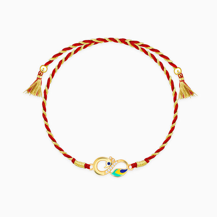 Golden Mayur Rakhi — image 3